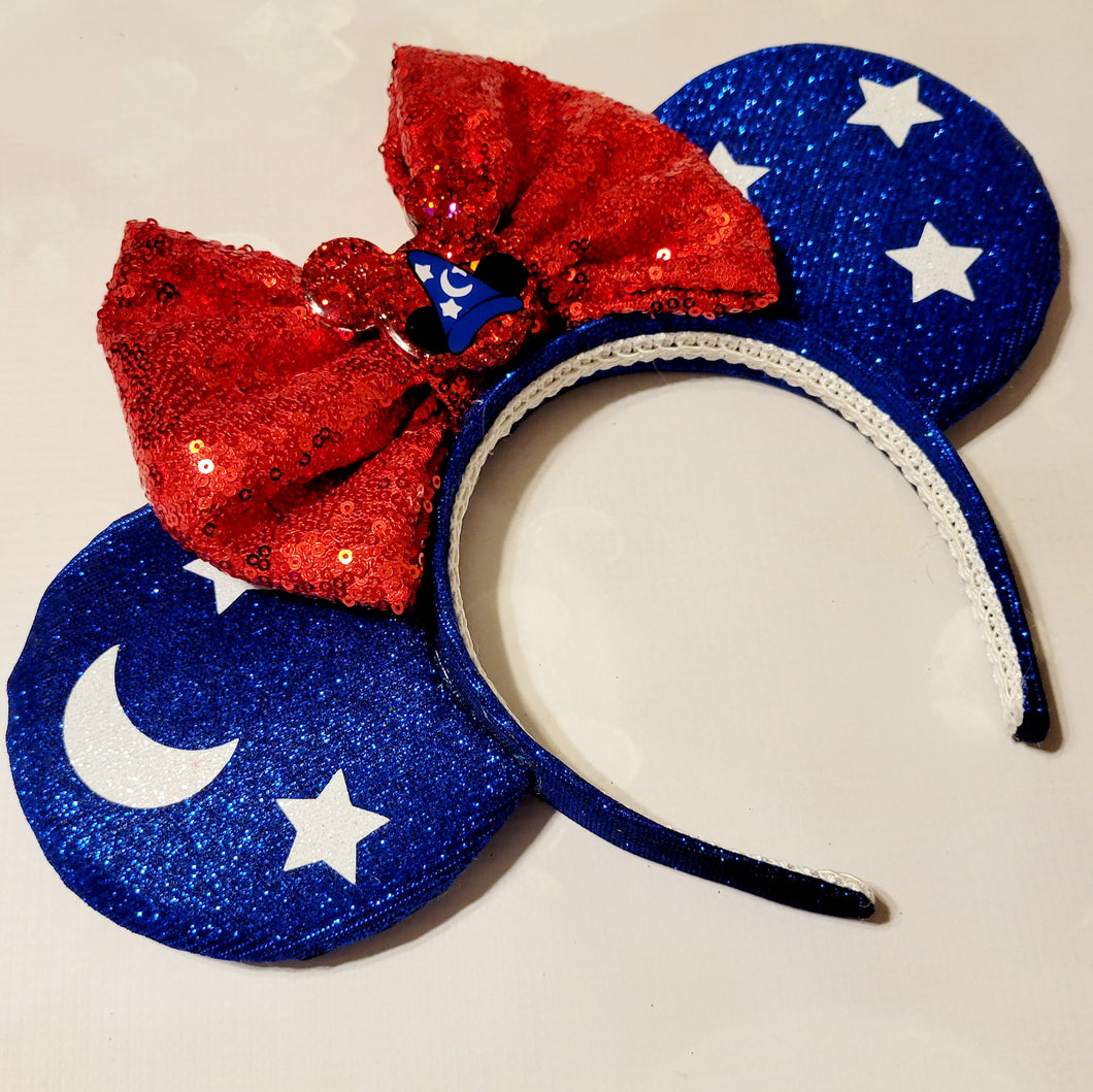 Sorcerer Mickey glitter ears headband