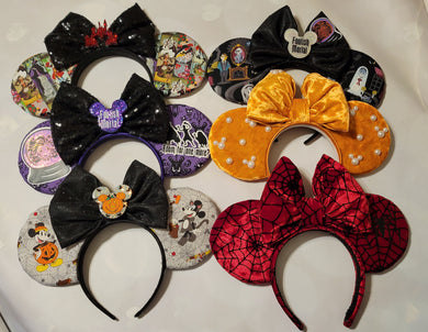 Little Ears Boutique Bat Bow Spikes Mickey Ears Mouse Ears Headband