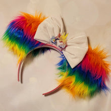 Load image into Gallery viewer, Furry Rainbow ears
