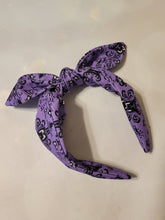 Load image into Gallery viewer, Haunted Mansion wallpaper knotty headband
