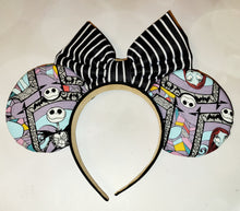 Load image into Gallery viewer, Jack and Sally Mickey ears
