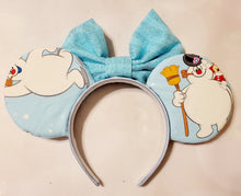 Load image into Gallery viewer, Frosty the Snowman Mickey ears headband
