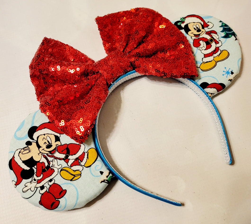 Mickey and Minnie Christmas ears
