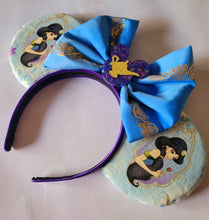 Load image into Gallery viewer, Jasmine themed Mickey ears headband

