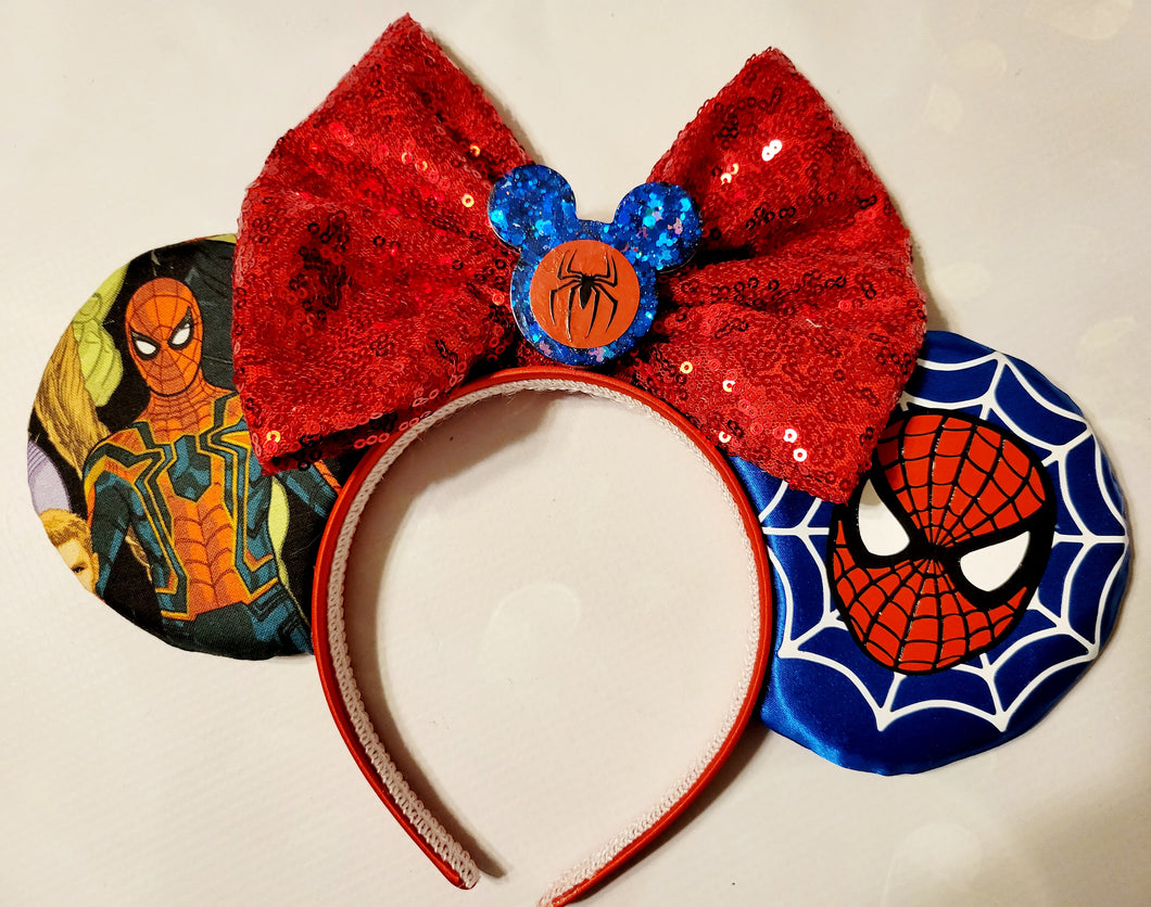 Spiderman Mickey ears headband