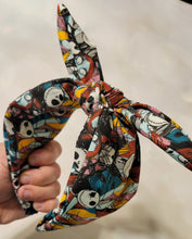 Load image into Gallery viewer, Jack and Sally Knotty headband
