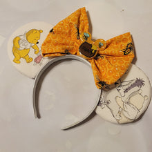 Load image into Gallery viewer, Pooh and honeycomb Mickey ears headband
