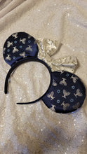 Load image into Gallery viewer, Hanukkah themed blue and silver ears
