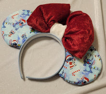 Load image into Gallery viewer, Christmas Stitch Mickey ears headband
