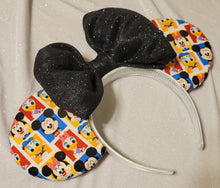 Load image into Gallery viewer, Mickey, Minnie, Donald and Daisy Mickey ears headband
